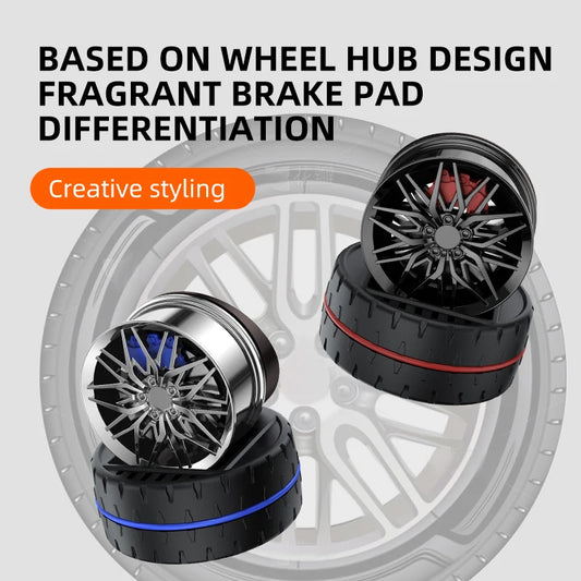 Solar Car Air Freshener Wheel Design