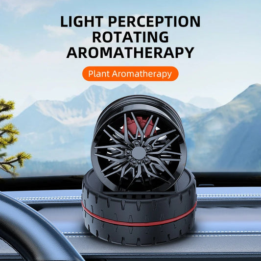 Solar Car Air Freshener Wheel Design
